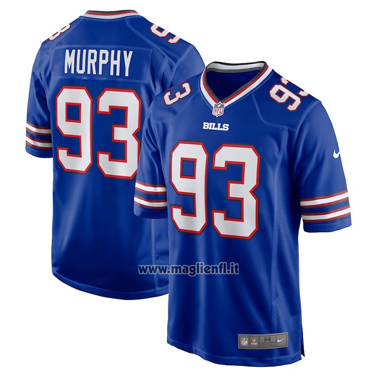 Maglia NFL Game Buffalo Bills Trent Murphy Blu